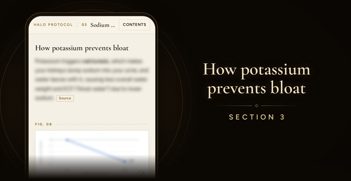 Debloat Protocol: How potassium prevents bloat (Section 3)
